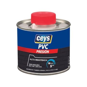 Adhesivo Tuberías PVC Ceys Presión Pincel 500ml