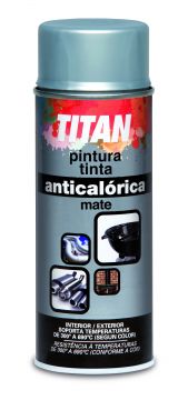 Pintura Anticalórica Titan Spray 400ml. negro