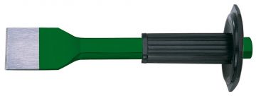 ATM 386070V - Cincel para ranuras con empuñadura de seguridad Serie verde (Largo 250 mm; Cabeza 71 mm)