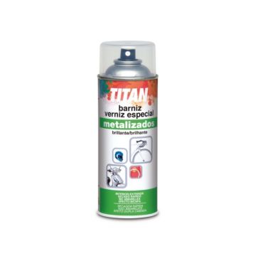 Barniz Titan Spray Especial Metalizados 200ml Incoloro
