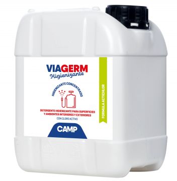 CAMP 3032 005 - Detergente higienizante concentrado Viagerm Actichlor en bidón de 5000 ml
