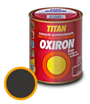 Esmalte antioxidante Oxirón Liso Negro Brillante 375ml