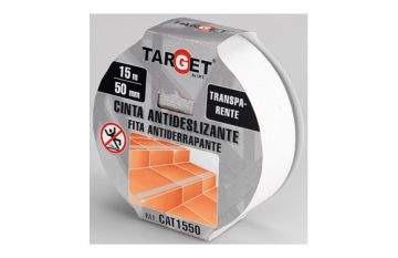 Cinta antideslizante transparente 15M X 25MM Target