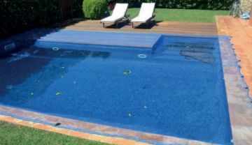 Cubierta de malla para piscina 4x8 Leaf Pool Cover