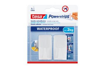 Colgador Powerstrips Waterproof rectangular Tesa