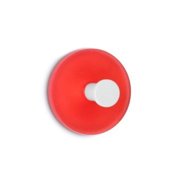 Colgador adhesivo circular Inofix Rojo 2 unidades 2311