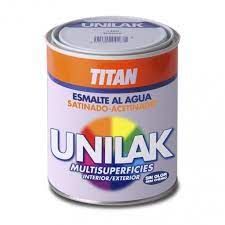 Esmalte laca universal al agua Unilak Blanco Satinado 750ml
