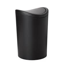 Cubo de basura 6L Tatay Basculante Negro