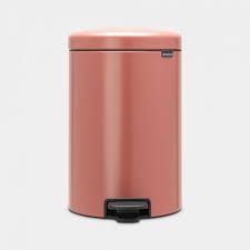 Cubo de Basura Brabantia NewIcon Terracotta Pink 20L
