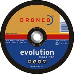 DRONCO AS30S-HT-115 - Disco de corte metal AS 30 S-HT Evolution, 115 x 3 mm