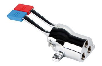 Grifo horizontal doble pedal con filtro AUTO LIMPIANTE 1y2 Genebre