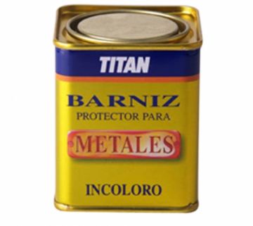 Barniz protector para Metales Titan Incoloro 250ml