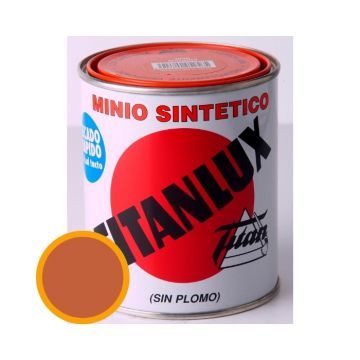 Imprimación antioxidante Minio Sintético Titanlux Naranja 375ml
