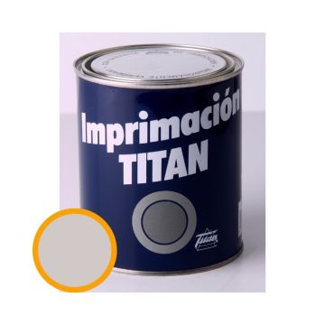 Imprimación Titan Interiores para hierro Gris 750ml