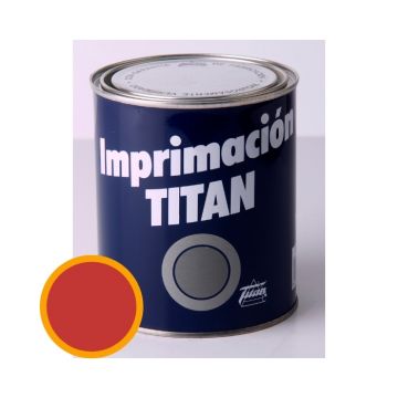 Imprimación Titan Interiores para hierro Rojo 4L