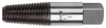 KUKKO 49-A - Juego 5 extractores de tornillos con estriado fino (3 a 18 mm)