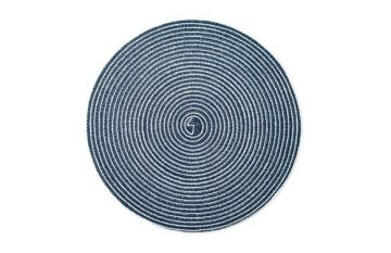 Mantel individual Circular Azul de Poliester 38cm