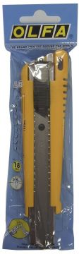OLFA EXL-500/40 - Cúter profesional con cuchilla de 18 mm y bloqueo automático en bolsa de plástico