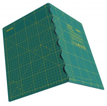 OLFA FCM-A3 - Plancha de corte plegable 460x320x2mm (verde)