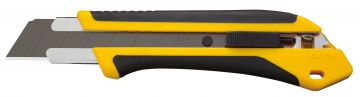 OLFA XH-AL - Cúter con mango antideslizante, bloqueo automático y cuchilla de 25 mm