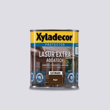 Protector Lasur Extra Aquatech Xyladecor Satinado Nogal 2.5L