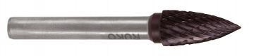 RUKO 116026TC - Fresas metal duro TiCN forma G - SPG Arco en punta (Ø 8 mm)