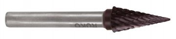 RUKO 116036TC - Fresas metal duro TiCN forma M - SKM Cono en punta (Ø 8 mm)