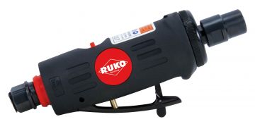RUKO 116100L - Mini amoladora neumática recta - Largo 196 mm