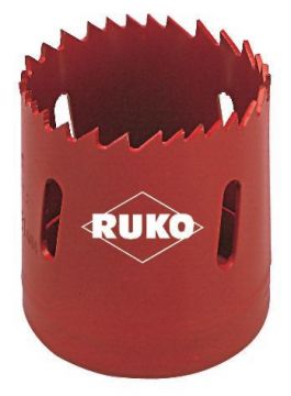 RUKO 106044 - Corona perforadora HSS-bimetal con dentado variable (Ø 44 mm)