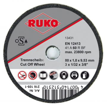 RUKO 216108-2 - Pack de 25 discos de corte 100 x 2 mm