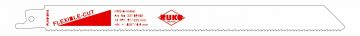 RUKO 33189165 - Pack de 5 sierras de sable acero de corte ultra rápido (Bosch S 1122 BF) Largo 225 mm; Paso 1,8 mm