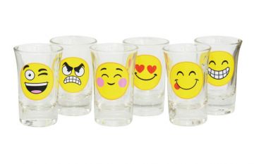 Juego de vasos de chupito Emoji