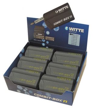 WITTE 27749 - Caja de puntas de atornillar COMBIT-BOX 17 granel (Tipo TiN)