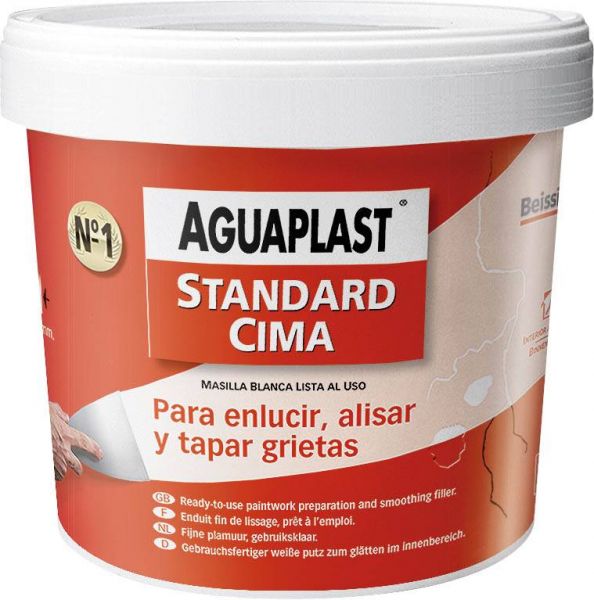 Masilla alisar y relleno Aguaplast Standard en polvo